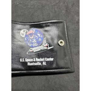 Vintage NASA  SPACE SHUTTLE HUNTSVILLE SPACE &‎ ROCKET CENTER VINYL WALLET 80's